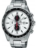 Casio EF-547D-7A1VEF Mens Edifice White Steel Black Watch