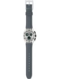 Swatch SUIK404 Unisex Roud Of Hump Grey Silicone Strap Watch