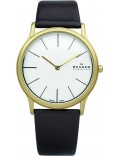 Skagen 858XLGLD Mens Brown Leather Watch