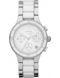 DKNY NY8502 Ladies Two Tone Ceramix Chronograph Watch