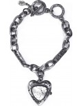 Accessorize J1017 Ladies Heart Shape Charm Bracelet Watch