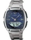 Casio AW-81D-2AVES Mens Dual Display Steel Sports Watch