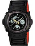 Casio AW-591MS-3AER Mens G-Shock Dual Black Chronograph Watch