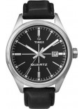 Timex Originals T2N402 Unisex T Series Leather Strap Black Watch