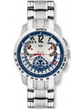 Swatch YRS408G Mens Time Planner Silver Dial Bracelet Chronograph Watch