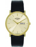 Rotary GS02624-03-DD Mens Gold Plated Champagne Watch
