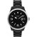 LTD Watch Unisex Black Dial And Strap With Ss Bezel Watch