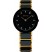 Bering Time Ladies Ceramic Black Gold Watch