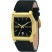 Black Dice Mens EDGE Black Leather Watch