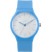 LTD Watch Unisex Limited Edition White Dial Blue Pu Strap Watch